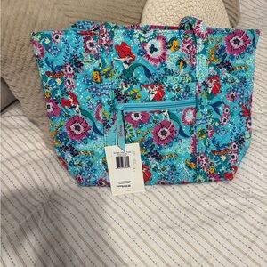 Vera Bradley Disney Small Vera Tote Little Mermaid